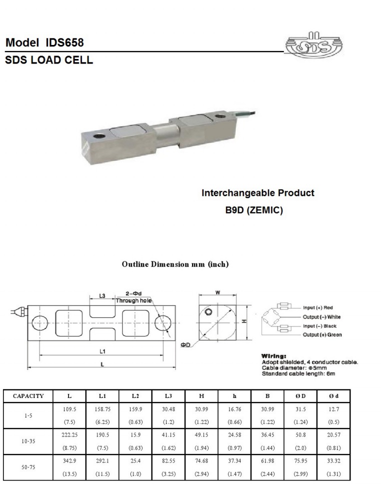 LOAD CELL SDS